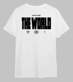 T-shirt: The World, Hvid