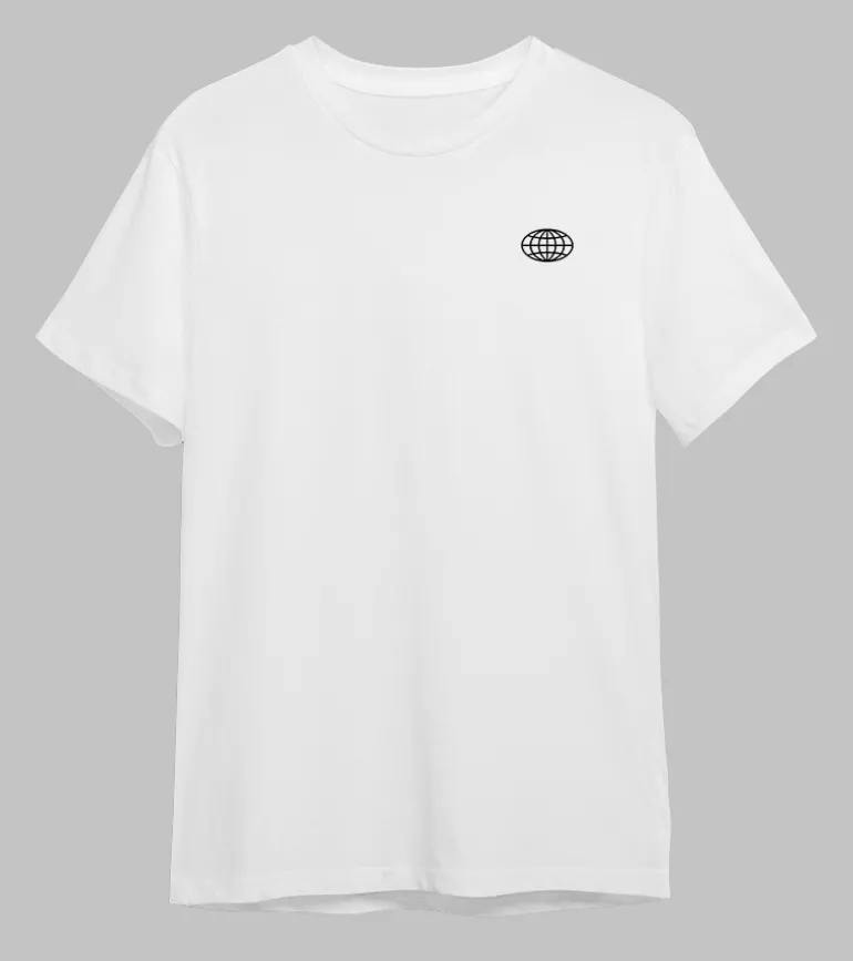 T-shirt: The World, Hvid
