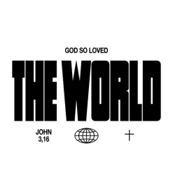 T-shirt: The World, Hvid