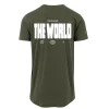 T-shirt: The World, John 3 16, Olivegreen