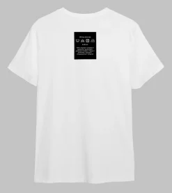 T-shirt: Washed away, Hvid