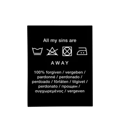 T-shirt: Washed away, Hvid