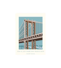 Ufaglært kunstner, Jesus is like a bridge over troubled water, A5 kort